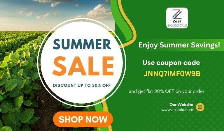 Summer Sale 2026 – Get Flat 30% Off on Agricultural Products | Zeal Biologicals Coupon Offer